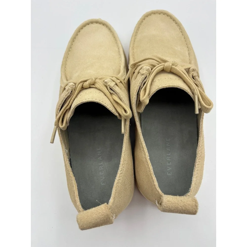 Everlane Men's Desert Shoe Suede Wallabee Moc Toe Grey Size 7 NIB